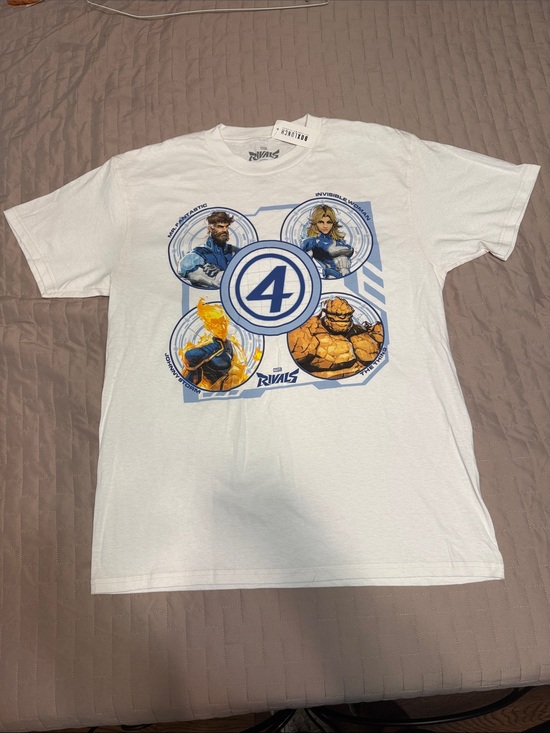 Boxlunch Other - Fantastic Four White Graphic Tee - marvel rivals